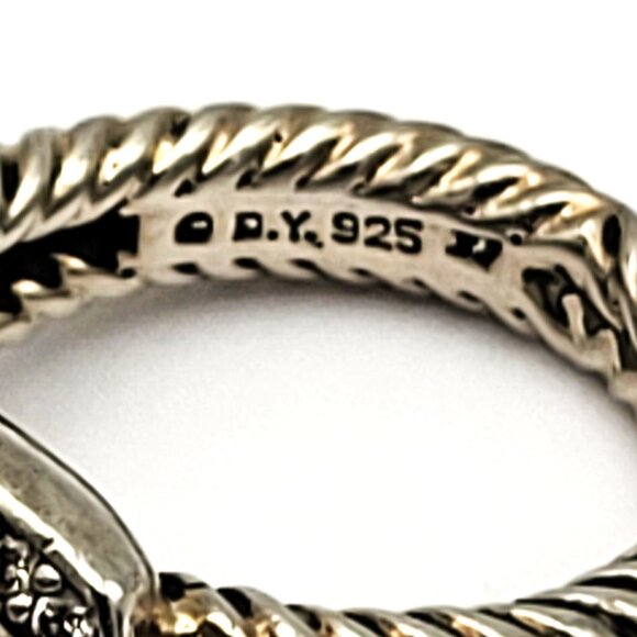 David Yurman Petite Albion Amethyst Ring w/ pouch - Picture 4 of 7